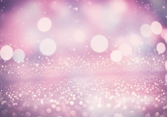 Soft pink and purple bokeh lights background glitter