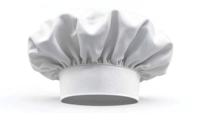 Professional chef's hat, a symbol of culinary expertise, perfect for restaurant branding and food-related promotions, ready for your design
