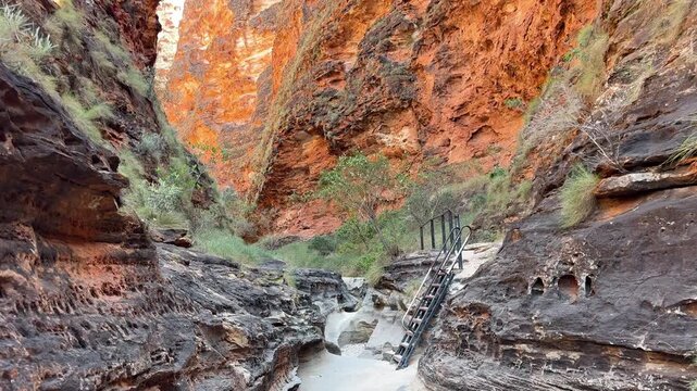 amphitheater at Purnululu National Park, World Heritage Site in the kimberley region of Western Australia, a popular travel destination famous for its layered rock formations, of Bungle Bungle Range.