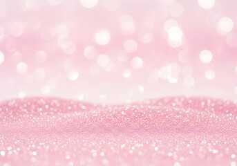 Soft Pink Glitter Bokeh Background sparkle