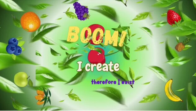  Horizontal Animation with Quote and Fruit &ndash; Optimized for Twitter/X