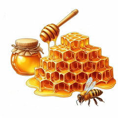 Honey bee hive  food