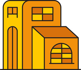 Apartment Building Icon
