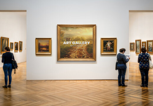 Art Gallery Mockup 100