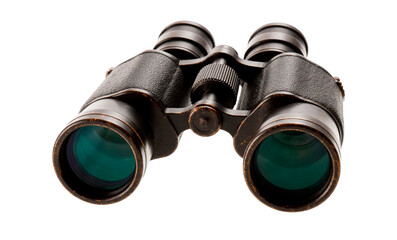 binocular on white background