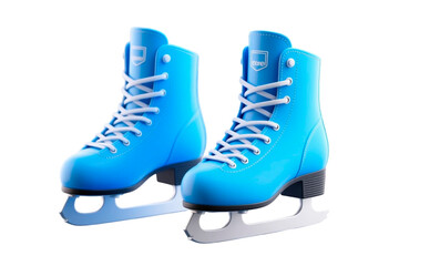 blue winter boot isolated