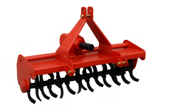 Rotary tiller attachment for agriculture preparing soil