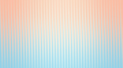 Soft pastel gradient background with vertical stripes transitioning from peach to blue.