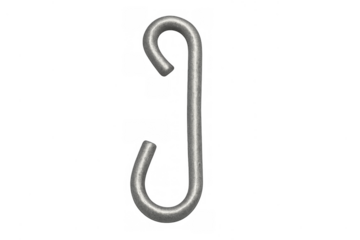 Metal s hook providing strong connection and hanging support