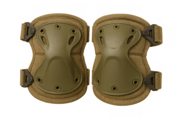 Pair of tactical knee pads providing essential protection