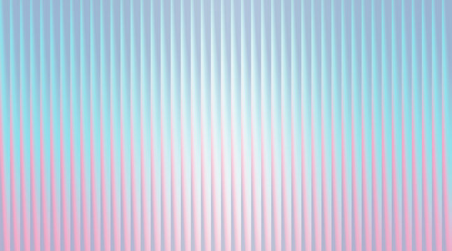 Abstract background with a soft pastel gradient from blue to pink and a vertical ribbed texture. - Powered by Adobe