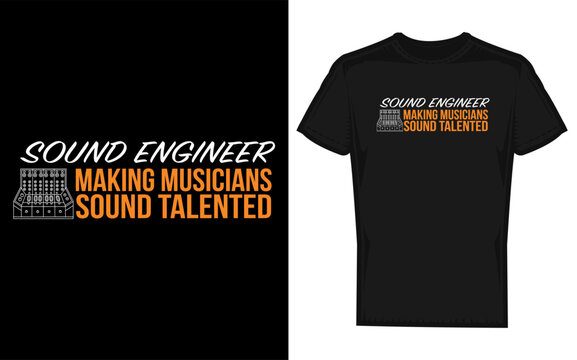 Sound engineer in silhouette using audio equipment representing talent and expertise in music production and sound engineering a professional silhouette