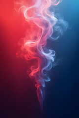 Redal and blue mix color background colorful smoking animation 