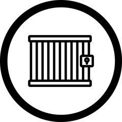 Jail Vector Icon Design