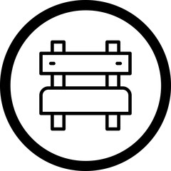 Bench Vector Icon Design