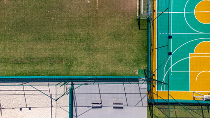 Construção Empreiteiro Alambrado Cerca Condomínio Residencial Centro Esportivo Quadras Futsal...