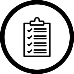 Checklist Vector Icon Design