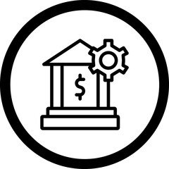 Banking System Vector Icon Design