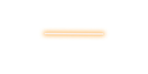 Orange Rectangle With White Horizontal Line On White Background isolated on a transparent background