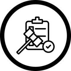 Regulation Vector Icon Design