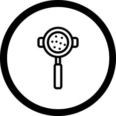 Portafilter Vector Icon Design