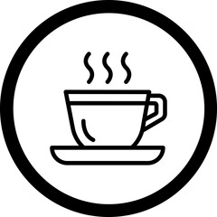 Coffee Cup Vector Icon Design