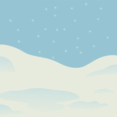 Snowy Landscape Background