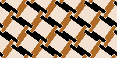 Seamless abstract geometric pattern. Vector Illustration.