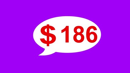 Animated Dollar Growth: $0 to $400 Money Counter Grand Animated Money Counter: Watch $0 Grow to $400! Dollar Counter Animation.