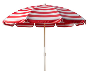 beach umbrella isolated on white