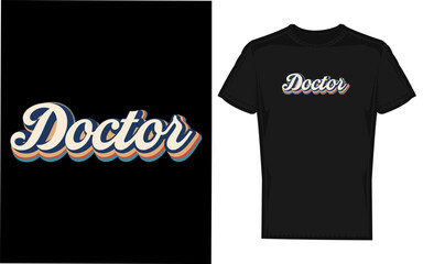 Retro doctor silhouette in vintage medical uniform holding a stethoscope representing healthcare and a classic medical aesthetic silhouette