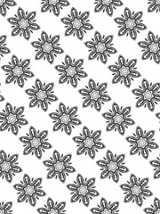 Elegant seamless floral vector pattern for vintage wallpaper and fabric design