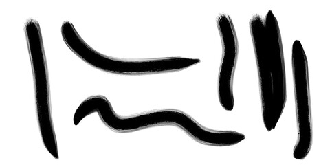 black and white masks lines element 