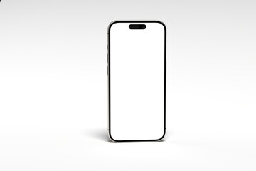 Realistic Smartphone screen mockup 3D Rendering
