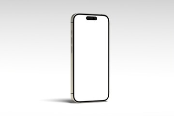 Realistic Smartphone screen mockup 3D Rendering