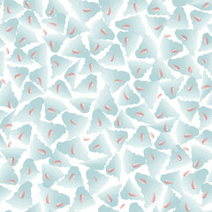 Watermelon seeds pattern. Summer juicy fruit tropical seamless texture. Endless pattern in bright spring style. Flowing waves abstraction. Modern background