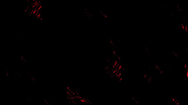 Red horror ripple effect overlay texture grunge seamless loop background