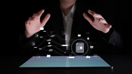 Digital document management system streamlines file access, document sharing, document tracking, and document storage for secure and efficient operations. Latch