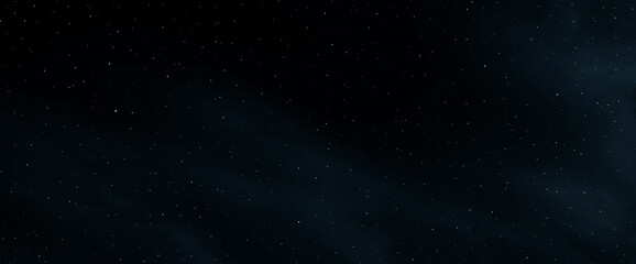 Stars in the night. Dark blue green galaxy space. Glowing stars in space. New Year, Christmas and Celebration background concept.