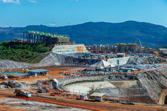 Iron ore mining in Minas Gerais, Brazil