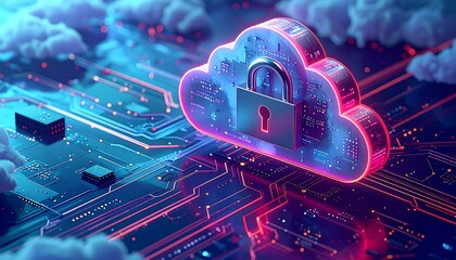 Cloud Computing Security: Digital Transformation and Data Protection Concept