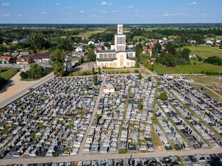 Roman Catholic basilica in Prostyn, Poland