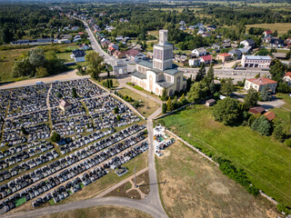Roman Catholic basilica in Prostyn, Poland