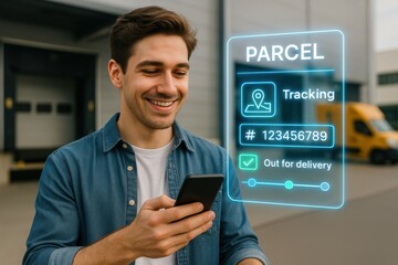 Tracking a parcel delivery in a warehouse mobile technology insights optimized for logistics and customer experience