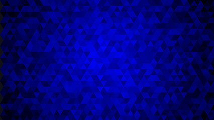 Obraz premium Abstract low poly deep blue mosaic background