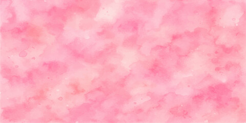 Textured pink abstract background with a soft pastel watercolor illustration for a vintage valentine design