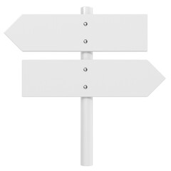 Arrow Sign Post isolated on transparent background