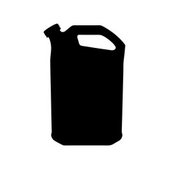 Simple Silhouette of a Plastic Gallon Container for Liquid Storage Purpose