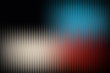 Abstract striped background with a ribbed glass effect and a vibrant multicolor gradient for modern digital design.