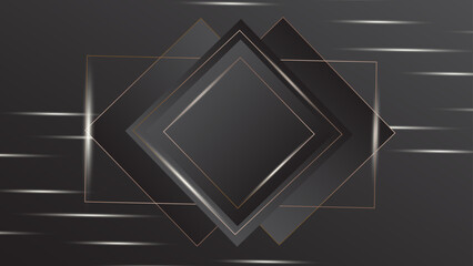 geometric black background